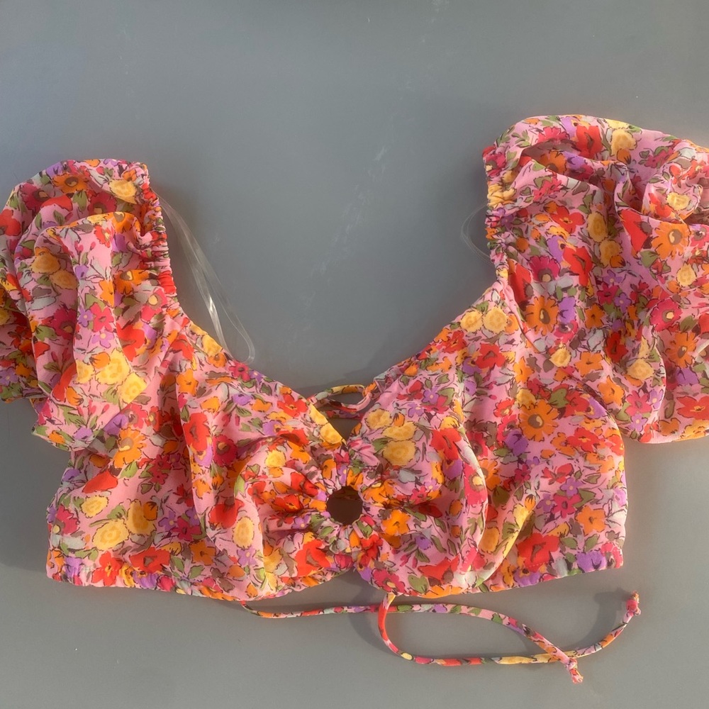 Wild Fable floral crop top